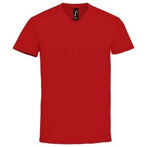 SOLS Mens Imperial V Neck / Red